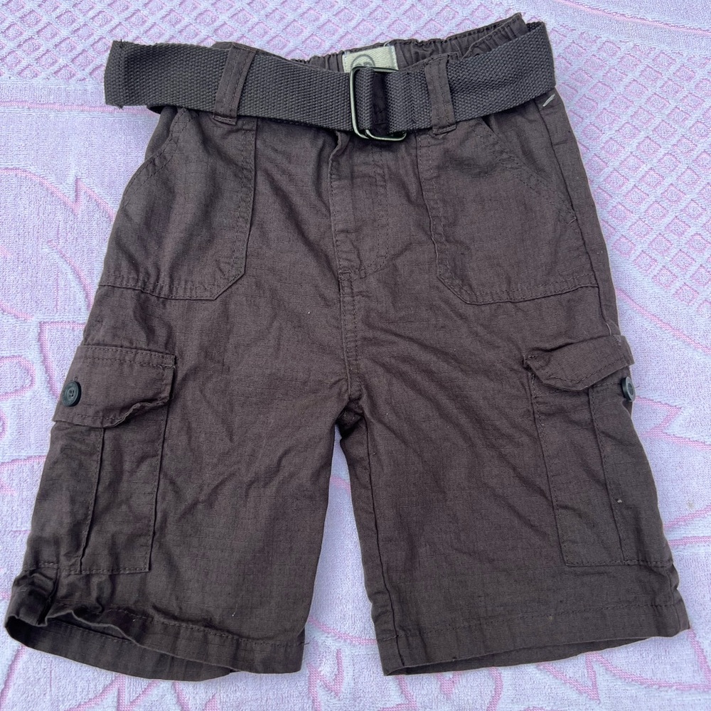 CD Copper Shorts Boy Size 6 Cargo With Belt